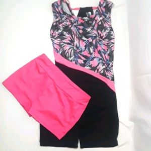 Danskin Freestyle 2 pc Dance Short Set